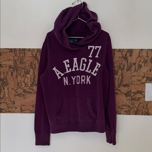Vintage Maroon Hoodie